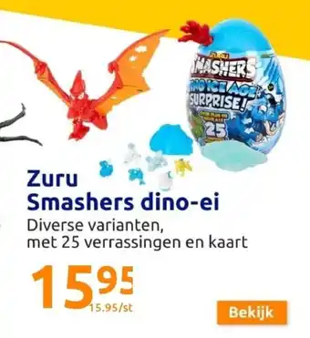 Action Zuru Smashers Dino-Ei Diverse Varianten aanbieding
