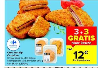 Carrefour Croc met kip aanbieding