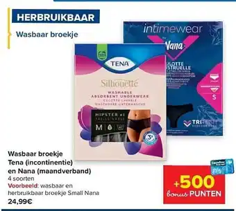 Wasbaar broekje tena en nana