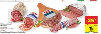 Carrefour Fijne vleeswaren montorsi aanbieding