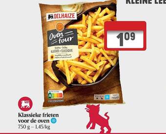 Delhaize Klassieke frieten voor de oven aanbieding