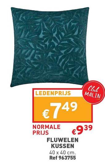 Trafic Fluwelen kussen aanbieding