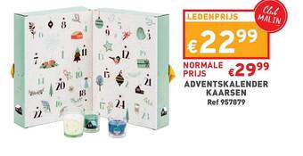 Trafic Adventskalender kaarsen aanbieding