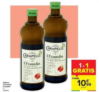 Carrefour Olijfolie il frantolio carapelli aanbieding