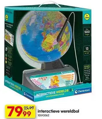 Yess Clementoni interactieve wereldbol aanbieding
