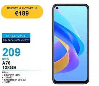 AUVA Oppo a76 128gb aanbieding