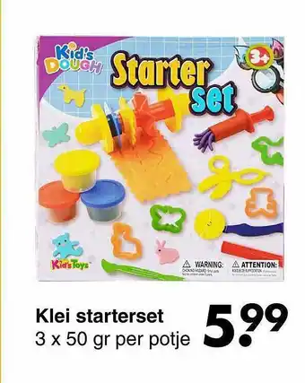Wibra Klei starterset aanbieding