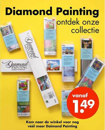 Wibra Diamond painting aanbieding