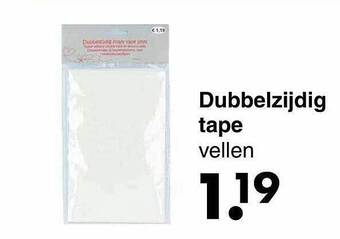 Dubbelzijdig tape
