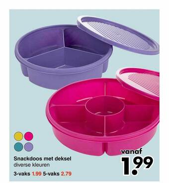 Snackdoos met deksel