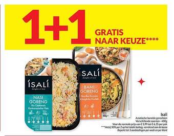 Intermarché Isali aziatische bereide gerechten aanbieding