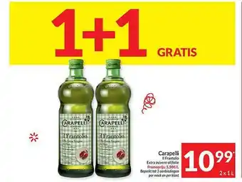 Intermarché Carapelli il frantolino extra zuivere olijfolie aanbieding