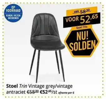 YGO Stoel trin vintage aanbieding