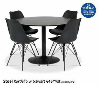YGO Stoel kordelio aanbieding