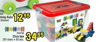 Happyland Baby clementoni clics box + 80 acc 58798 aanbieding