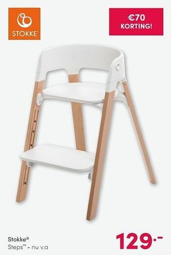 Baby & Tiener Stokke steps aanbieding