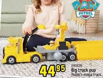 Happyland Paw patrol Big truck pup Rubie's mega truck aanbieding