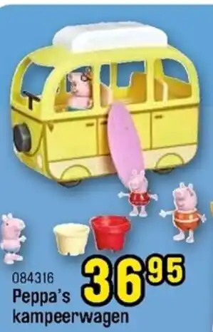 Peppa Pig Peppa's kampeerwagen 084316