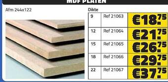 Bouwcenter Frans Vlaeminck Mdf platen aanbieding