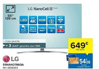 Carrefour Lg ledtv aanbieding