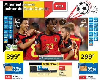 Carrefour Tcl ledtv aanbieding