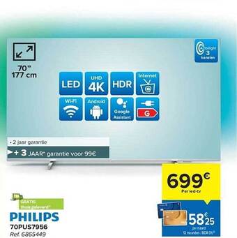Carrefour Philips ledtv aanbieding