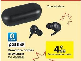 Carrefour Draadloze oortjes aanbieding