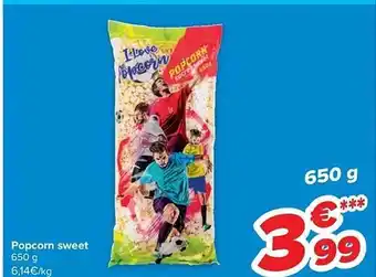 Carrefour Popcorn sweet aanbieding