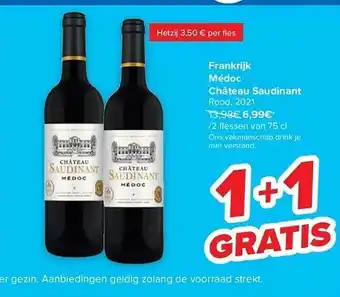 Carrefour Médoc château saudinant aanbieding