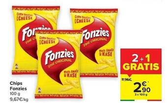 Carrefour Chips fonzies aanbieding