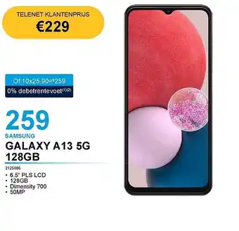 AUVA Samsung galaxy a13 5g 128gb aanbieding
