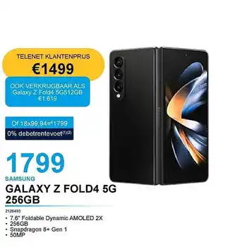 AUVA Samsung galaxy z fold4 5g 256gb aanbieding