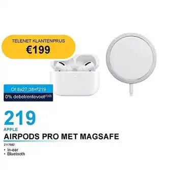 AUVA Apple airpods pro met magsafe aanbieding