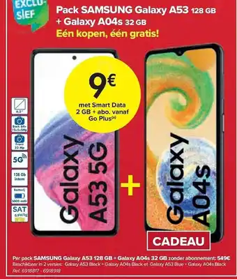 Samsung galaxy a53 128 gb + galaxy a04s 32 gb