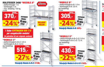 Hubo Rolsteiger 3400 Module D aanbieding