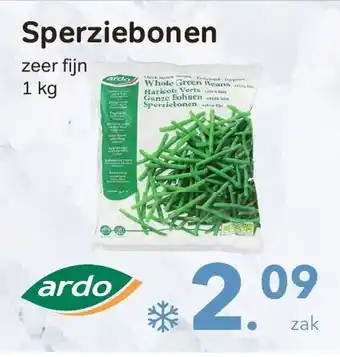 Ardo Sperziebonen zeer fijn 1Kg