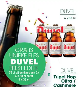 Prik en Tik Duvel 6 x 33 cl aanbieding