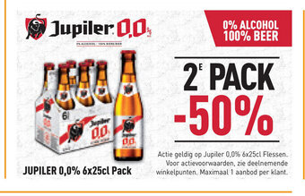 Prik en Tik Jupiler 0,0% 6x25cl Pack aanbieding