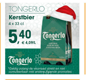 Prik en Tik Tongerlo Kerstbier 4 x 33 cl aanbieding