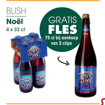 Bush Noel 4 x 33 cl