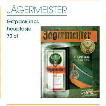 Jagermeister Giftpack incl. heuptasje 70 cl