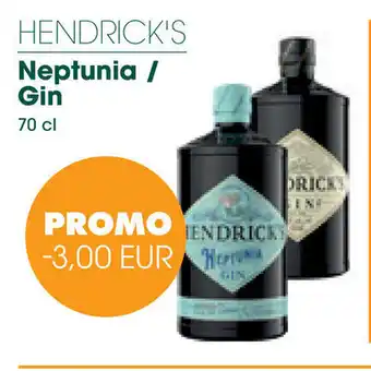 Prik en Tik Hendrick's Neptunia / Gin 70 cl aanbieding