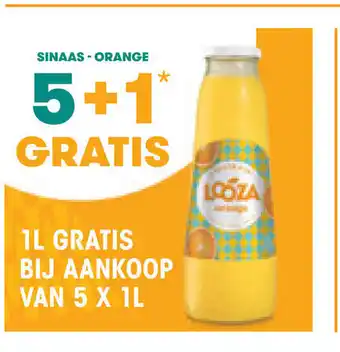 Prik en Tik Looza Sinaa-Orange 1L Gratis Bij Aankoop van 5 x 1L aanbieding