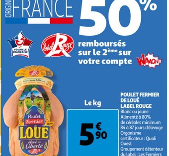 Poulet Fermier De Loue Label Rouge