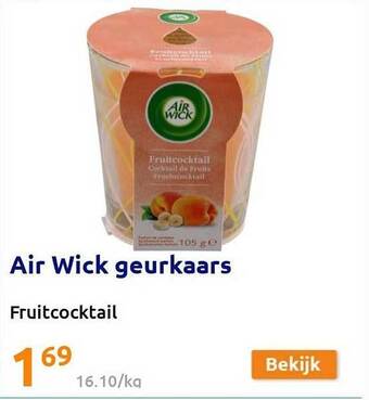 Action Air wick geurkaars aanbieding