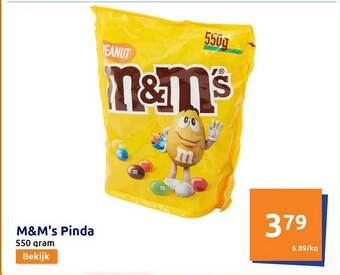 Action M&m's pinda aanbieding