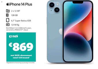 Base Iphone 14 plus aanbieding