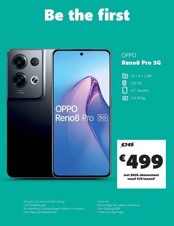 Base Oppo reno8 pro 5g aanbieding