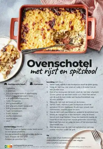 Bio Planet Ovenschotel met rijst en spitskool aanbieding