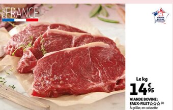 Auchan Viande Bovine: Faux-Filet aanbieding